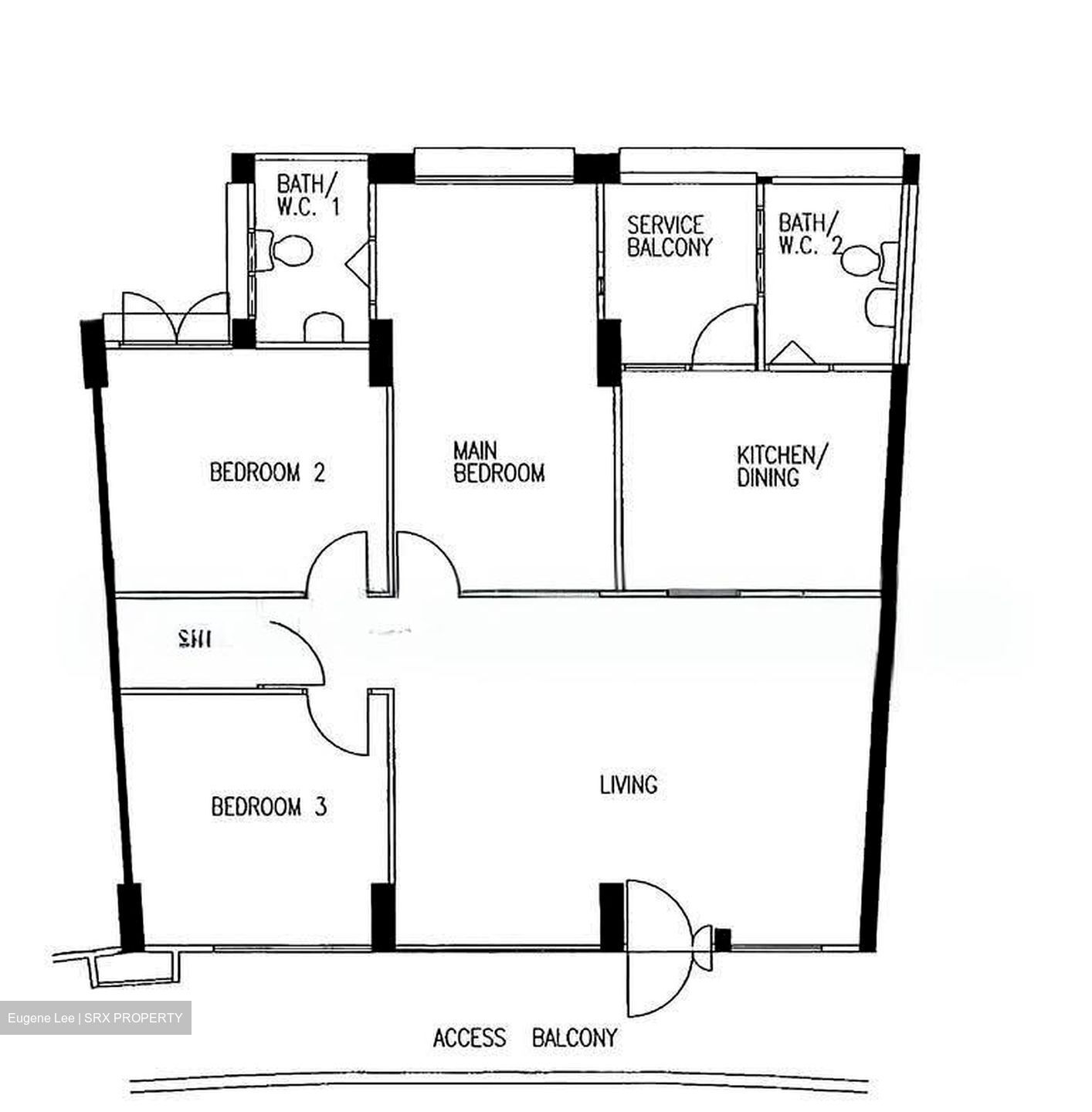 Blk 369 Tampines Street 34 (Tampines), HDB 4 Rooms #607978101